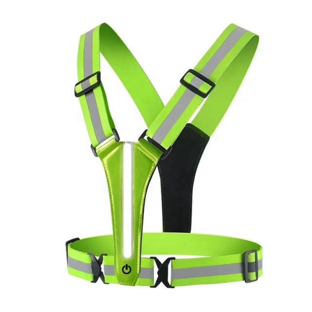 Custom LED Running Belt LED Reflective Vest Running Gear Running Vest Backpack With LED and Bottle