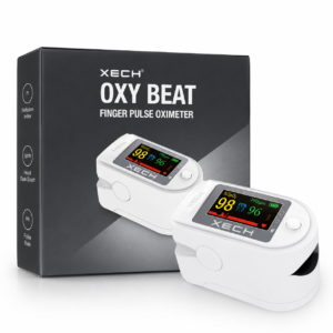 XECH OXY BEAT Finger Pulse Oximeter | Blood Oxygen (SpO2) & Pulse Rate Monitor